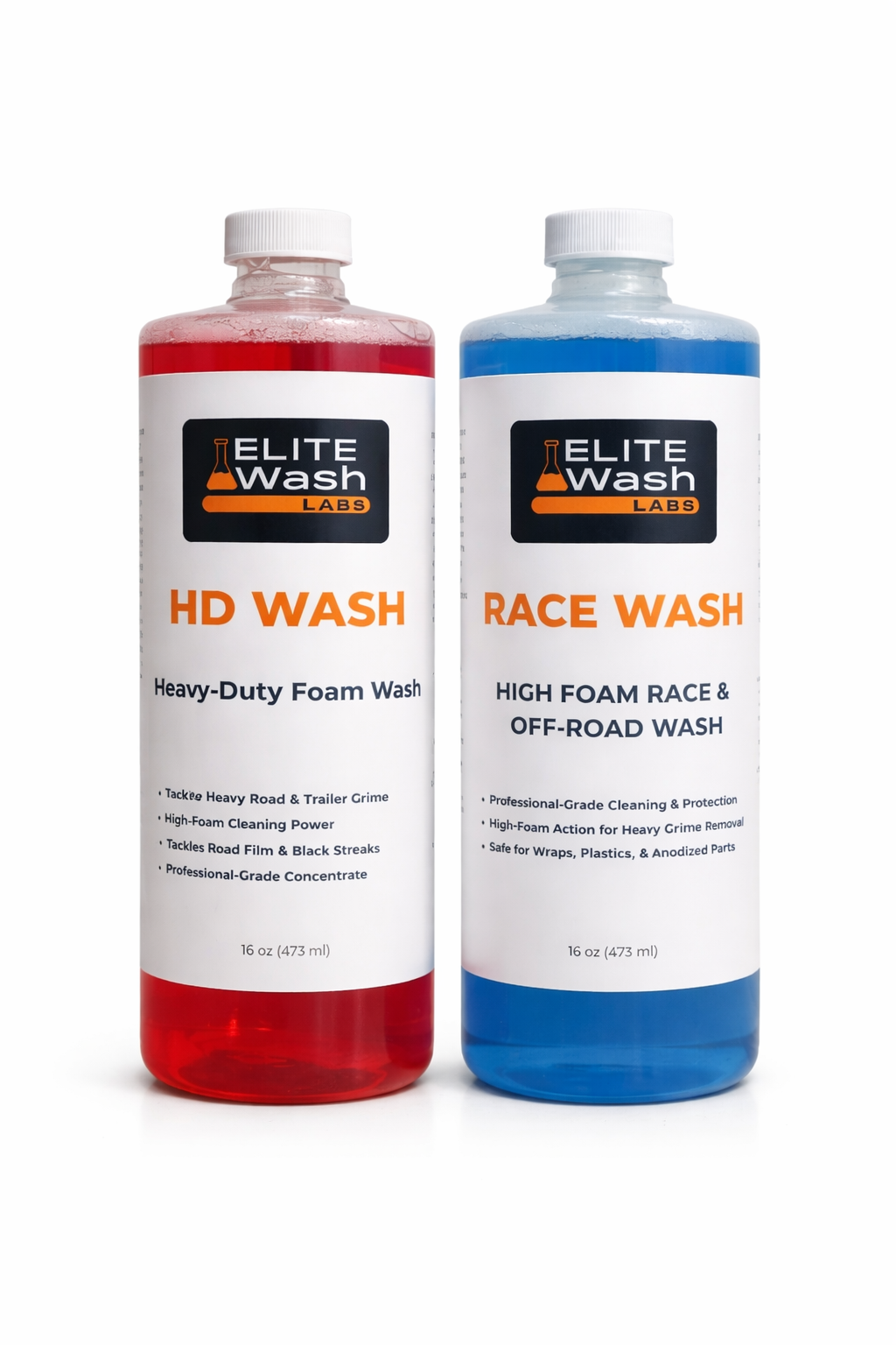 BUNDLE - HD Wash 16 oz & Race Wash 16 oz